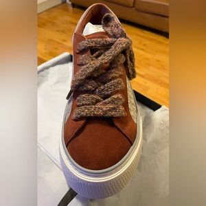 DIOR NWB B33 TENNIS SUEDE CANVAS Dark
Red/Sz:: 48(15) Orig:$1495